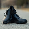 龙牙龙骥战术商务皮鞋正装皮鞋真皮透气舒适柔软高弹黑色皮鞋